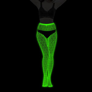 उच्च कमर रात-चमक फिशनेट सफेद स्टॉक - Product Image 4