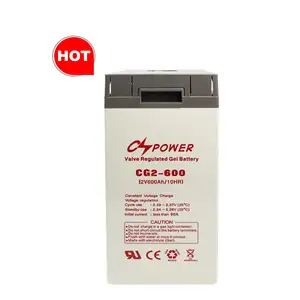 CSPower 2v 3000ah batteries de stockage gel à cycle profond pour ups et CG2-3000 télécom