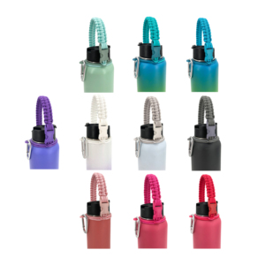 Manico per bottiglia d'acqua Paracord adatto a bottiglie d'acqua <span class=keywords><strong>in</strong></span> <span class=keywords><strong>acciaio</strong></span> inossidabile da 14 once a 64 once supporto durevole per il campeggio - Product Image 6