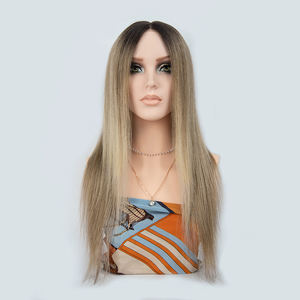 Peluca de cabello humano virgen ruso natural, color marrón con reflejos, cutícula alineada, pelucas con frente de encaje transparente para mujeres blancas - Product Image 5