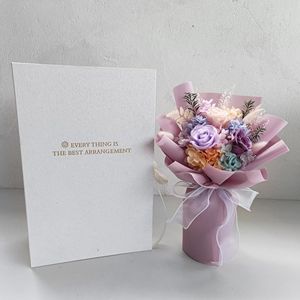 Vente en gros <span class=keywords><strong>Bouquet</strong></span> de roses conservées naturelles, Arrangement floral d'hortensia conservé, <span class=keywords><strong>Bouquet</strong></span> de <span class=keywords><strong>fleurs</strong></span> séchées naturelles - Product Image 3