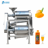 Multifunctionele roestvrijstalen zuurzak- en druivenontpitter, passievruchtenpuree- en mangosap-pulpmachine met motorlager