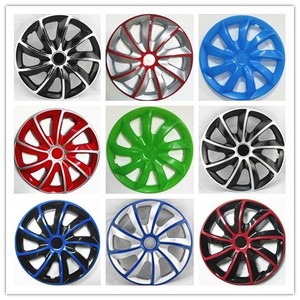 Vente en gros <span class=keywords><strong>de</strong></span> enjoliveurs <span class=keywords><strong>de</strong></span> <span class=keywords><strong>roue</strong></span> <span class=keywords><strong>de</strong></span> voiture en PP/ABS anti-usure, <span class=keywords><strong>noir</strong></span> et rouge, 14 pouces, 15 pouces, enjoliveurs <span class=keywords><strong>de</strong></span> jantes <span class=keywords><strong>de</strong></span> voiture bicolores - Product Image 5