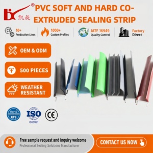 Échantillon Gratuit, Prototype Rapide, Tailles Personnalisées, Bande d'Étanchéité en PVC Co-extrudé Souple et Rigide pour Camion Frigorifique et Conteneur - Product Image 1