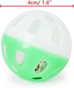 Qbellpet 3.8CM Pet oyuncak kedi çan topu Pet oyuncak çan kedi Balls topları ile kediler için yavru - Product Image 6