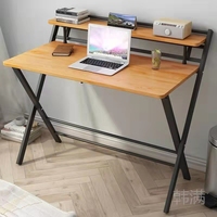 Table de bureau pliable de luxe MDF, pieds en métal, design nordique moderne, directement d'usine, en promotion,