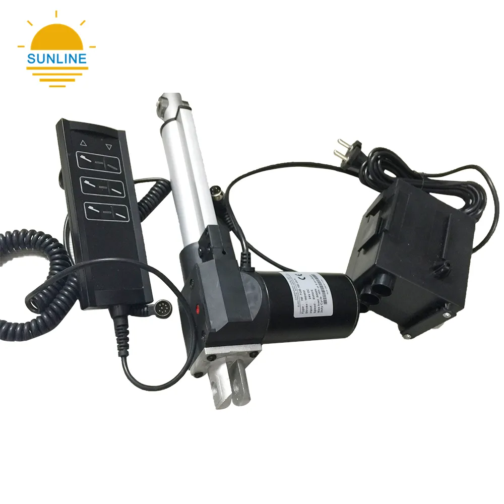 Low noise fast speed 6000N 24V electric medical bed operating bed linear actuator stroke