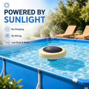 Ionizador Solar para Piscinas, Purificador de <span class=keywords><strong>Agua</strong></span> Ecológico, Reductor de Cloro, <span class=keywords><strong>Limpiador</strong></span> Flotante de ABS para Piscinas Exteriores - Product Image 4