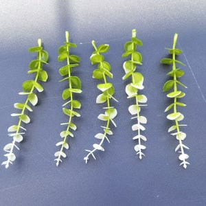 Artificial Eucalyptus Vine Green Plant <b>Decoration</b> Plastic Indoor Wall Hanging Home <b>Office</b> Decor - Product Image 1