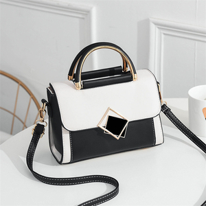 Bolso de Mano de Diseño Moderno, Estilo Simple, con Asa Superior, Color Blanco, para Damas y Chicas - Product Image 1