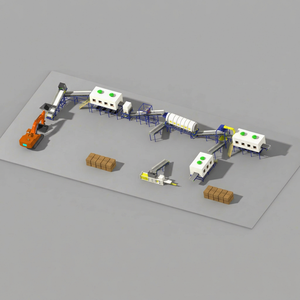 Máquina clasificadora de residuos sólidos DANUBE Msw, equipo de cribado de tambor giratorio para compostaje orgánico, con motor y engranajes - Product Image 1