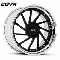 Rines de Aleación Cromados para Autos de 18 19 20 22 21 Pulgadas, Personalizados 5x114.3 5x120 5x130 para Land Rover Rolls-Royce Cullinan, Rines Forjados Profundos