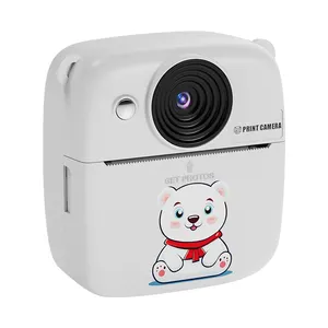 Caméra d'impression thermique pour enfants pas cher jouets caméras mignon dessin animé mini imprimante instantanée caméra pour filles bambin enfants numérique