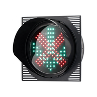 Panneau lumineux OEM ODM de type carte, feu de signalisation routière LED sans fil, feu de signalisation routière transversal