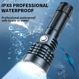 ไฟฉายดำน้ำ XHP70 22.6 ซม. แบบชาร์จไฟได้ประเภทซี แอลอีดี ความเข้มสูง ไฟสำหรับสำรวจกลางแจ้ง - Product Image 5