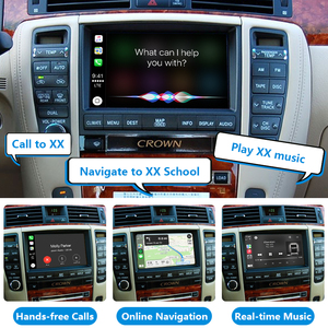 Kit de Interfaz de Módulo Decodificador Inalámbrico Multimedia Crown Upgrade con Apple CarPlay y Android Auto para Toyota Crown 2006-2008 - Product Image 3