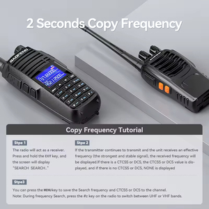 Baofeng UV-29M VHF UHF Talkie-walkie analogique 5W longue portée Radio bidirectionnelle Résistance à l'eau IPX5 VOX pour l'extérieur - Product Image 3
