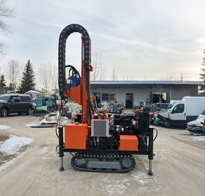 크롤러 우물 드릴링 220m 200m 깊이 광산 시추공 드릴 머신 45kw 디젤 엔진 휴대용 판매 작동 - Product Image 1