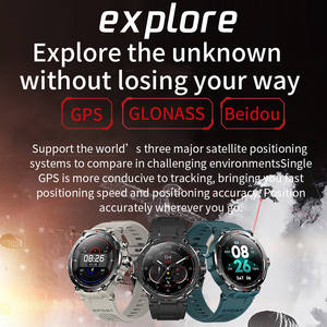 <span class=keywords><strong>HM03</strong></span> जीपीएस ट्रैकिंग आउटडोर खेल स्मार्ट घड़ी AMOLED HD प्रदर्शन 24 एच स्वास्थ्य मॉनिटर लंबी बैटरी निविड़ अंधकार SmartWatch के लिए पुरुषों - Product Image 2
