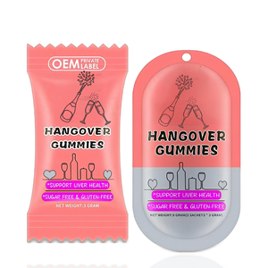 Oem/Odm Etiqueta Privada Gummies Resaca Vegano Hígado Desintoxicación Anti-Resaca Gummies Post Alcohol Tratamiento <span class=keywords><strong>Vitamina</strong></span> Caramelo - Product Image 1