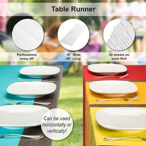 Rouleau <span class=keywords><strong>de</strong></span> <span class=keywords><strong>papier</strong></span> Airlaid Homestead, <span class=keywords><strong>papier</strong></span> moderne jetable, aspect lin, perforé, pour nappes <span class=keywords><strong>de</strong></span> <span class=keywords><strong>table</strong></span>, <span class=keywords><strong>blanc</strong></span>, pour fêtes, mariages - Product Image 3