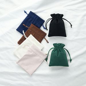 Sacs à poussière en velours doux avec cordon de serrage, conteneurs à bijoux, pochettes de rangement pour accessoires - Product Image 3