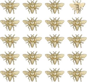 PH Pandahall PCS Broches de Abeja Dorados de Metal con Forma de Insecto, Cierres de Hebilla en Forma de D para Bolsos, Herrajes Desmontables para Cordones de Zapatos - Product Image 1