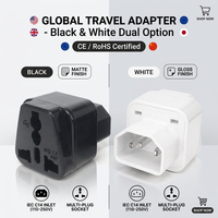 Adaptateur de prise femelle Schuko vers IEC 320 C14, adaptateur de voyage universel pour téléphone portable, AC 100~250V, cuivre, neuf, certifié CE