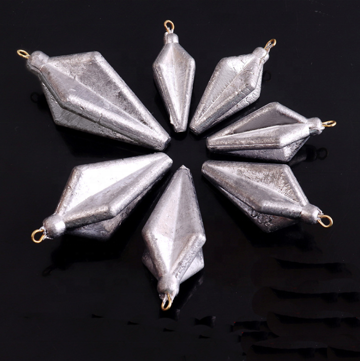 Cone Sinkers TOPIND Carambola Shape Bullet Lead Sinker