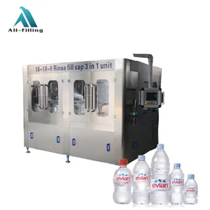 Factory price turnkey project PET bottled mineral water filling plant/drinking water washing filling capping machine