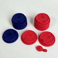 Couvercles de gobelets en plastique d'injection New DesignPP Custom 90 Caliber Cap Split Cover Couvercles de gobelets de boissons chaudes jetables étanches