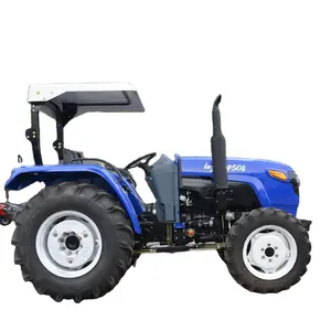 cheap Tractor form China 100 120 160HP traktor with front loader and backhoe exported to New Zealand