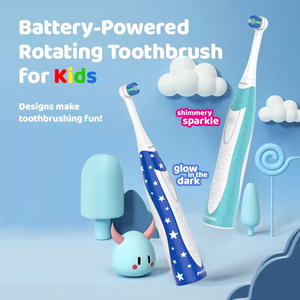 Wholesale OEM Cartoon Kids Electric <b>Toothbrush</b> <b>Battery</b> Powered 60° Swing Angle Soft Bristle Children Oral Cleaning <b>Toothbrush</b> - Product Image 6