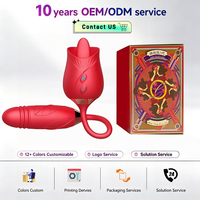 Emballage personnalisé gratuit, jouets sexuels pour femmes, vibromasseur rose avec fonction de léchage de langue pour adultes, sans danger pour le corps, pour le plaisir des femmes