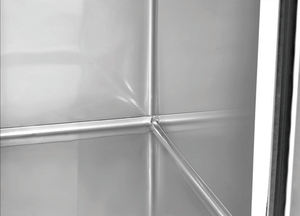 NE-873 Réfrigérateur congélateur à refroidissement rapide en acier inoxydable à double température pour équipement de cuisine commercial avec roues mobiles - Product Image 4