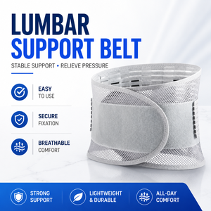 Ceinture de soutien lombaire unisexe pour le dos, protection sportive pour la protusion discale et les tensions lombaires - Product Image 1
