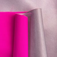 Tissu Taslan Nylon 228T 320D à armure toile B29 pour uniforme scolaire, coupe-vent, laminé imperméable triple couche, rose-vif