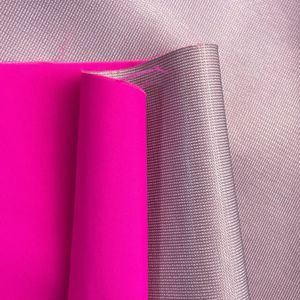 Tissu Taslan Nylon 228T 320D à armure toile <span class=keywords><strong>B29</strong></span> pour uniforme scolaire, coupe-vent, laminé imperméable triple couche, rose-vif - Product Image 3