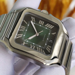 Reloj Mecánico Automático Verde AF de Alta Calidad, Resistente al Agua, 9015, Correa de Liberación Rápida, Envío Rápido - Product Image 6