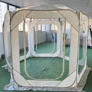 Carpa de Camping Portátil para Exteriores de Una Habitación, de PVC Transparente Reforzado y Poliéster Oxford, para las Cuatro Estaciones, Impermeable, 3000 mm+ - Product Image 1