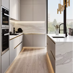Mobili da cucina moderna Design di lusso nuovo Design di colore completo legno armadi da cucina Set di mobili per la vendita - Product Image 4