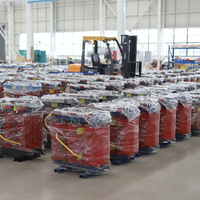 HENTG POWER transformateur de Type sec fabricant cuivre aluminium enroulement 315kva 400kva 630kva transformateur de puissance abaisseur