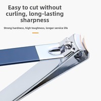 Ensemble de coupe-ongles de taille moyenne avec ciseaux plats et ciseaux biseautés, coupe-ongles pour femmes pour usage domestique