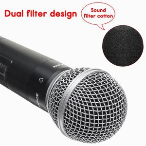 Portable Professional Karaoke KTV UHF <b>Wireless</b> <b>Microphone</b> Cardioid Polar Pattern Handheld Metal and Plastic Construction - Product Image 6