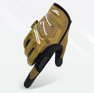 Guantes Tácticos para Motocicleta DFG1031 Verde Caqui, Amarillo Caqui y Rojo, Resistentes al Viento, con Diseño Impreso, Promoción, Pantalla Táctil - Product Image 6