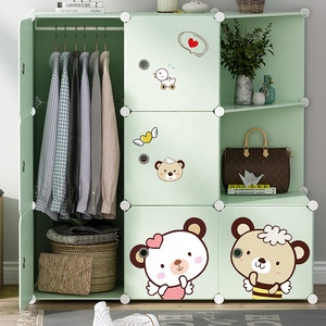 Maitian Moderne Opvouwbare Uitschuifbare Draagbare Plastic Kledingkast met 6 Deuren voor Kinder- & Babykleding, Opslag, Werkplaats & Eetkamer Gebruik - Product Image 4