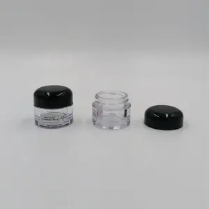 MYPACK小型奶油容器，PETG唇彩包装罐5g/10g/15g，眼霜/美甲闪光粉粉盒罐
