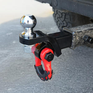 मुफ्त नमूने 4x4x4 ट्रेलर एल्यूमीनियम 2 इंच रिकवरी टो डी रिंग शेकच रिसीवर डी रिंग शेकच - Product Image 2