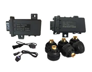 Sistema de monitoramento da pressão dos pneus, caminhão com sensor externo 1 a 22 alavancas de autocarro caminhão ônibus tpms