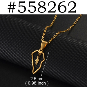 Collar con Colgante de Mapa de La <span class=keywords><strong>Palma</strong></span>, Islas Canarias, España, para Mujer, Acero Inoxidable, Cultura Tradicional, Joyería Étnica # 558262 - Product Image 5